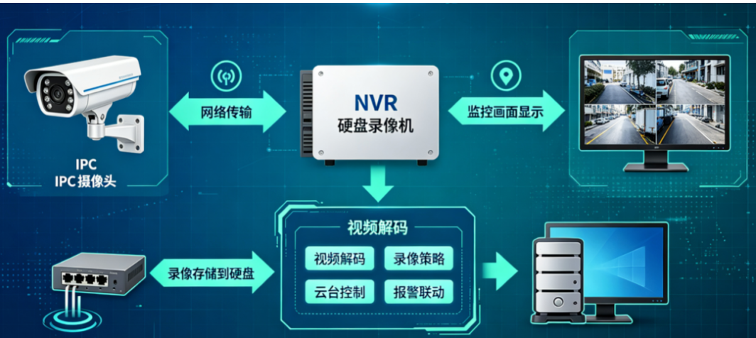 北京大型监控系统为什么常用磁盘阵列？凯源恒润北京监控安装工程公司确信 NVR 存